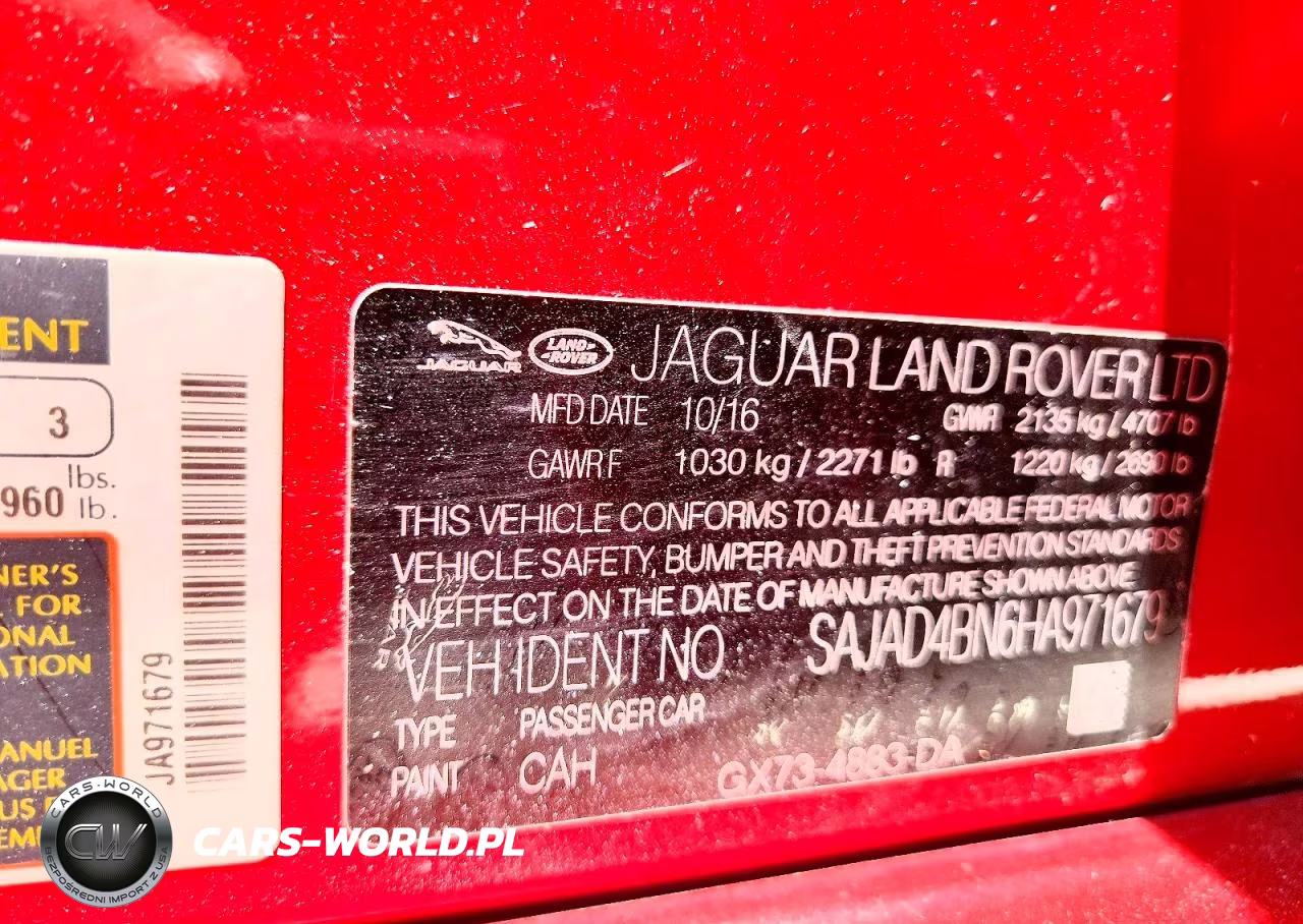 2017 Jaguar Xe Premium VIN:SAJAD4BN6HA971679 - 12