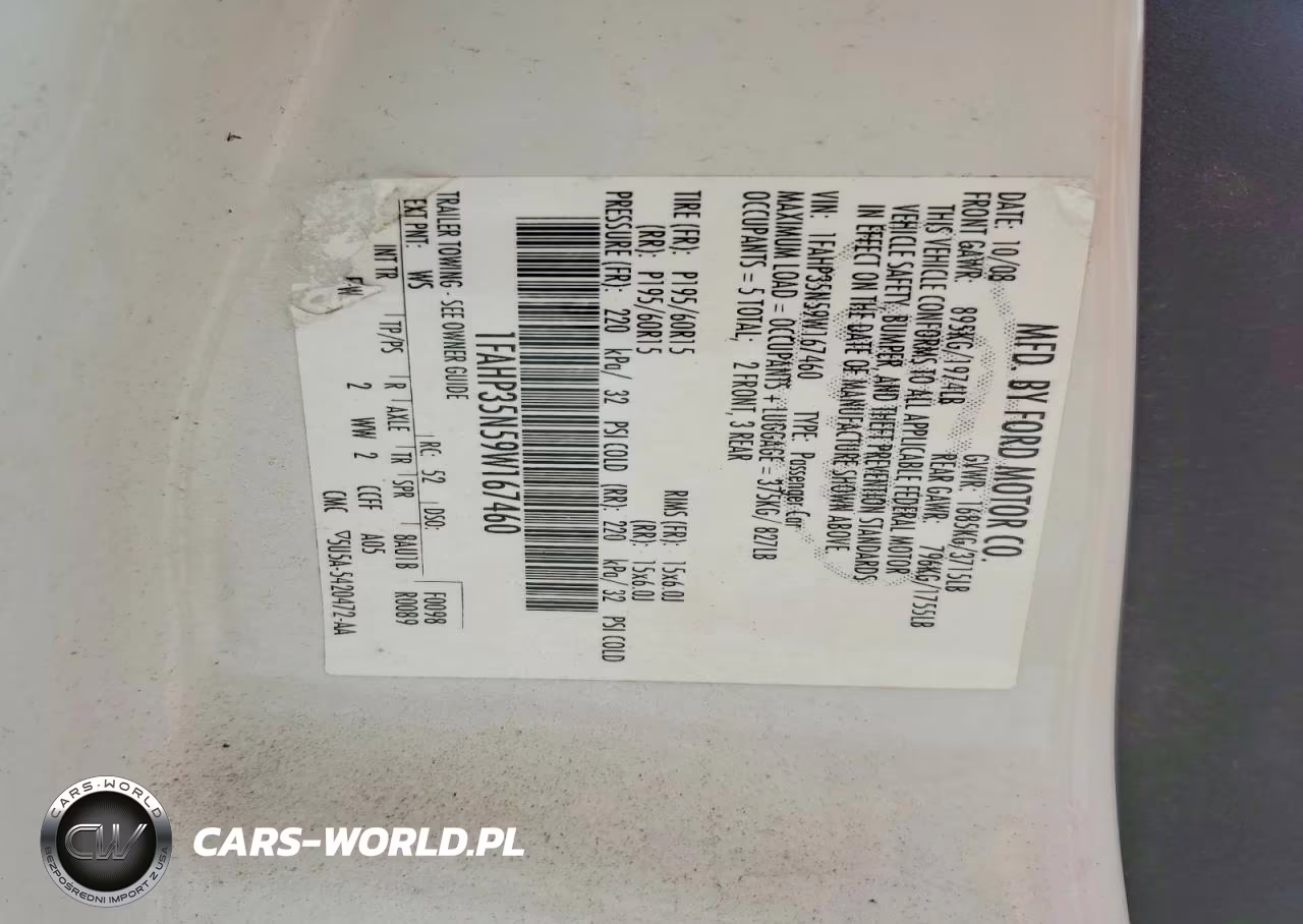 2009 Ford Focus Se VIN:1FAHP35N59W167460 - 12