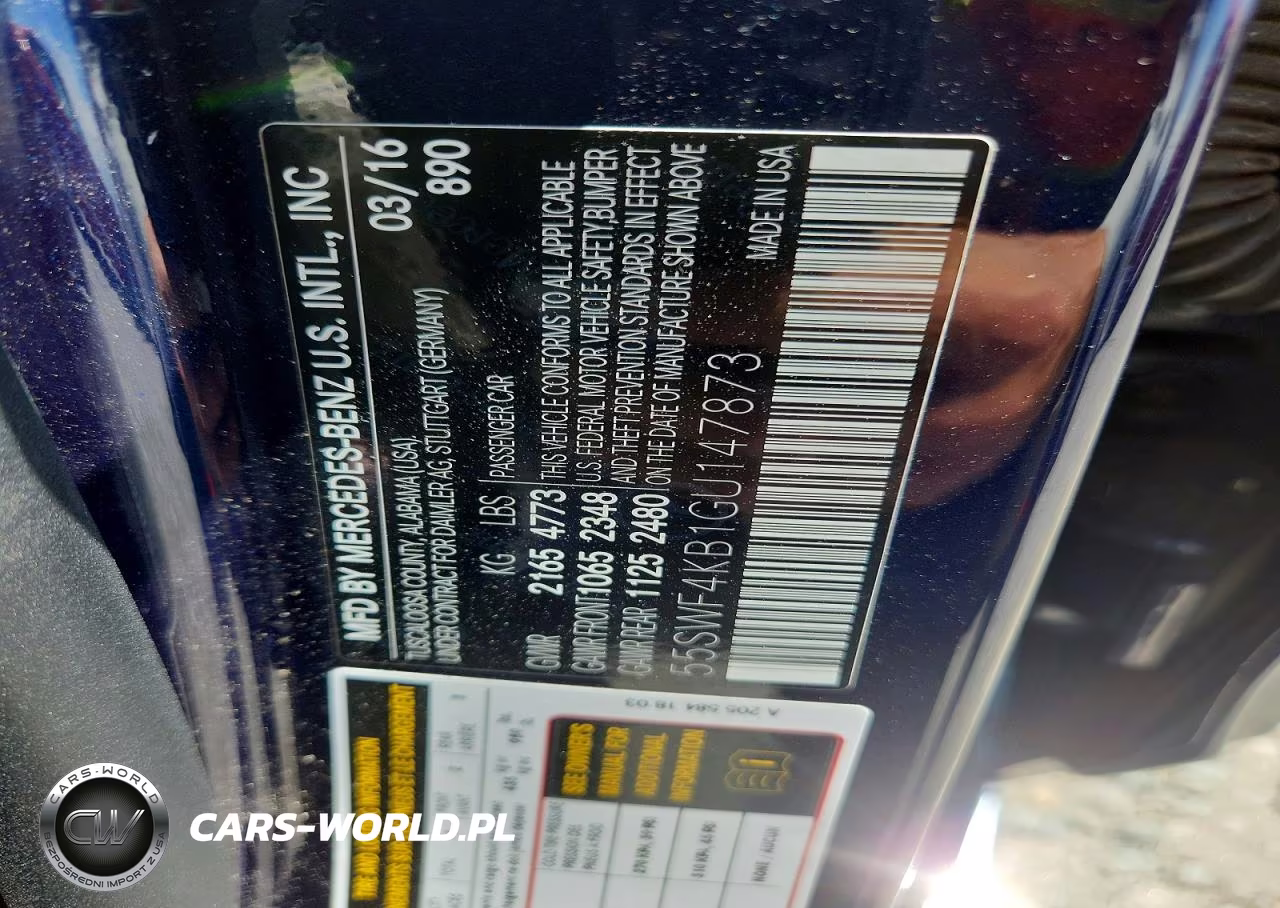 2016 Mercedes-Benz C 300 4Matic VIN:55SWF4KB1GU147873 - 12
