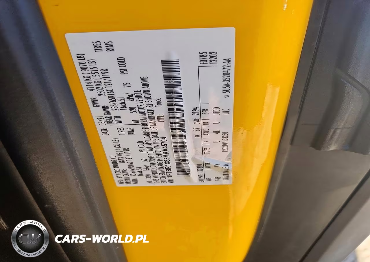 2021 Ford Transit T-250 VIN:1FTBR1X83MKA45704 - 12