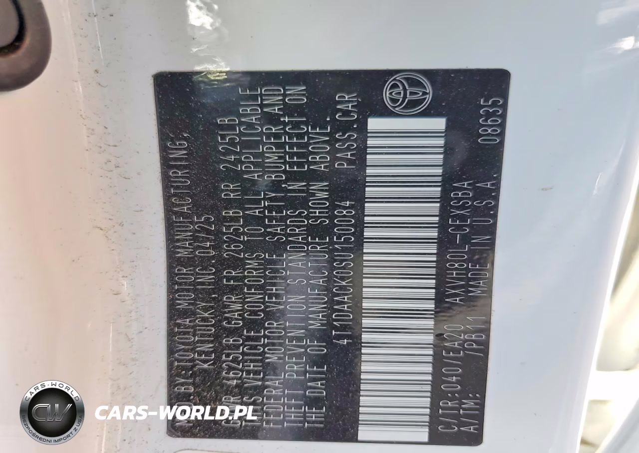 2025 Toyota Camry Se VIN:4T1DAACK0SU150084 - 12
