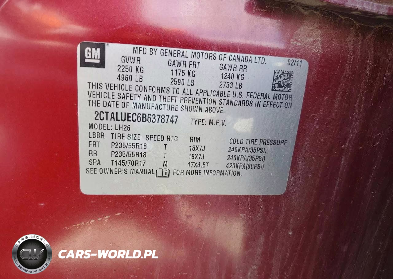 2011 GMC Terrain Slt VIN:2CTALUEC6B6378747 - 13