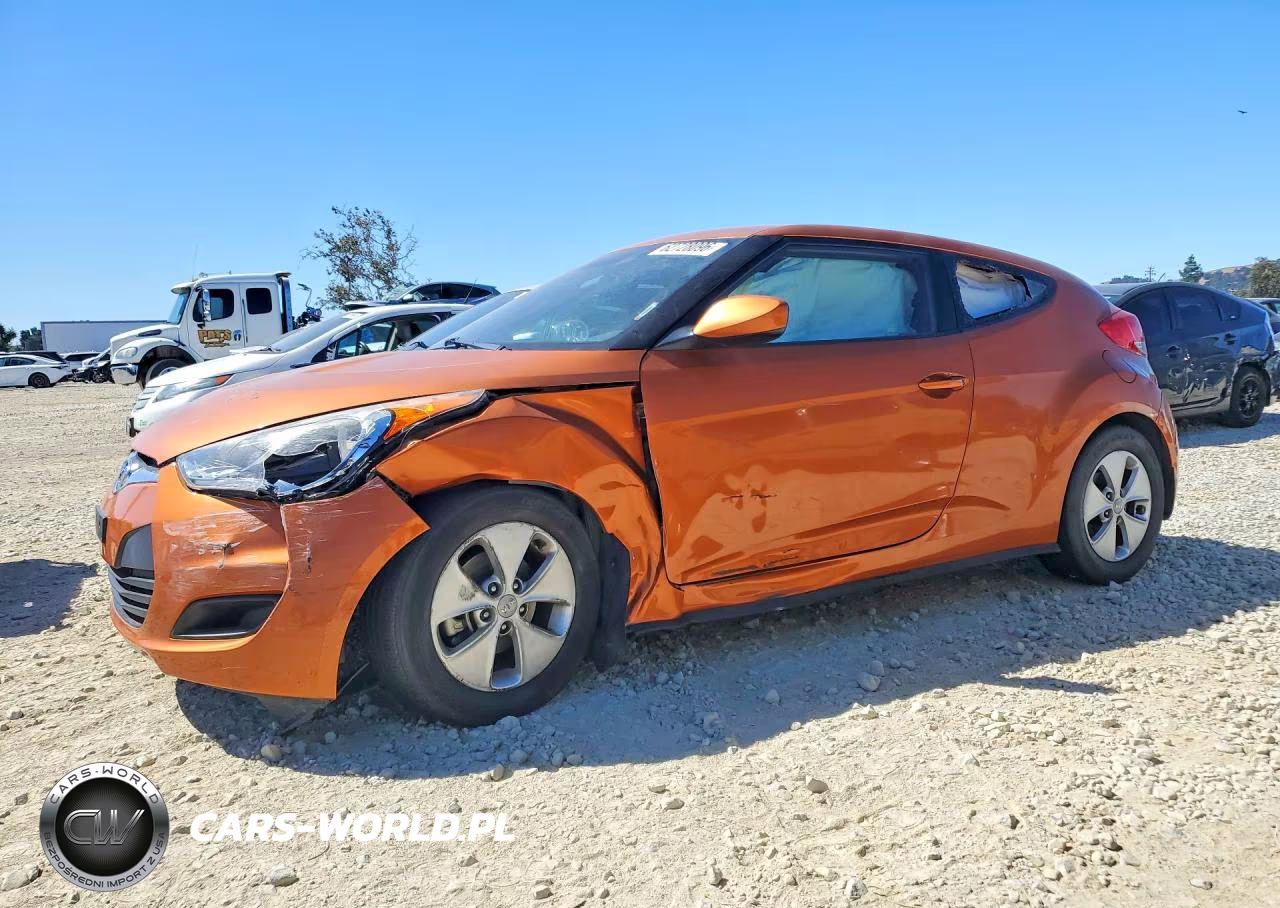 2013 Hyundai Veloster Base W-Black VIN:KMHTC6AD3DU133404 - 1