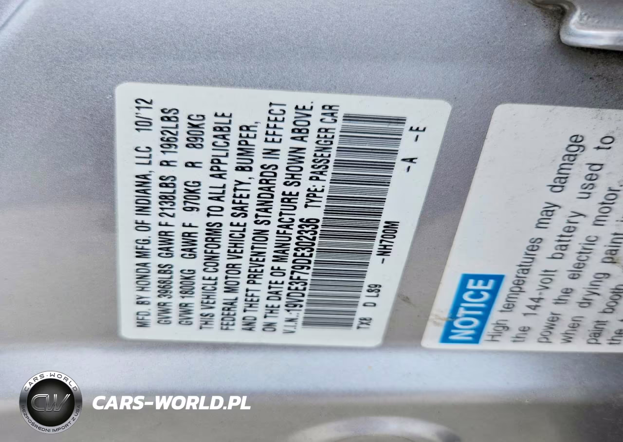 2013 Acura Ilx VIN:19VDE3F79DE302336 - 12