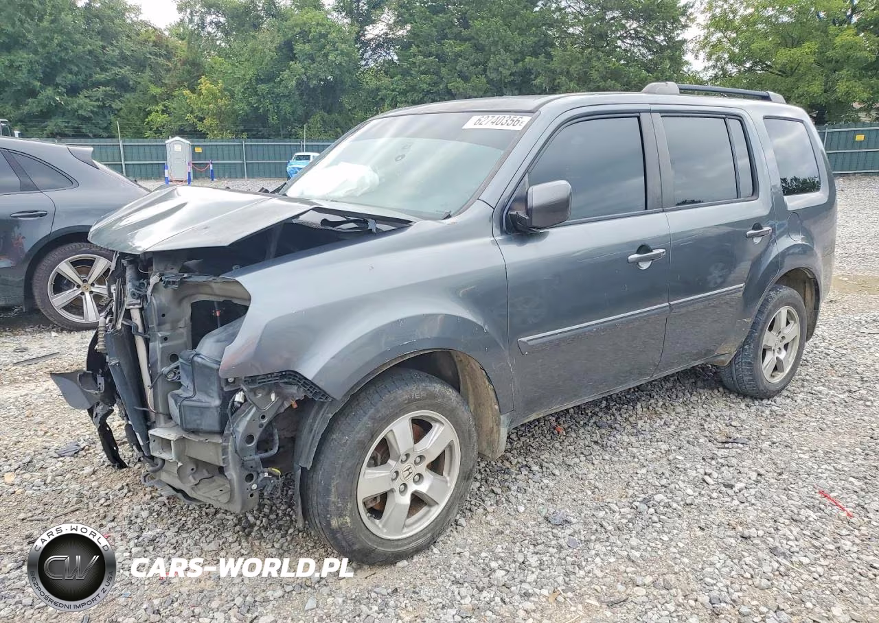 2011 Honda Pilot Ex VIN:5FNYF3H4XBB017824 - 1