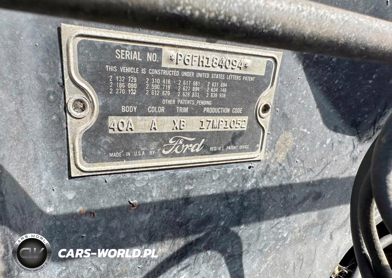 1956 Ford Thunderbird Lt VIN:P6FH184094 - 10