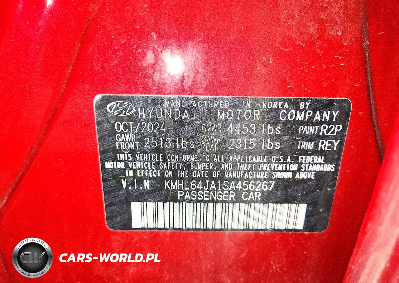 2025 Hyundai Sonata Sel VIN:KMHL64JA1SA456267 - 12