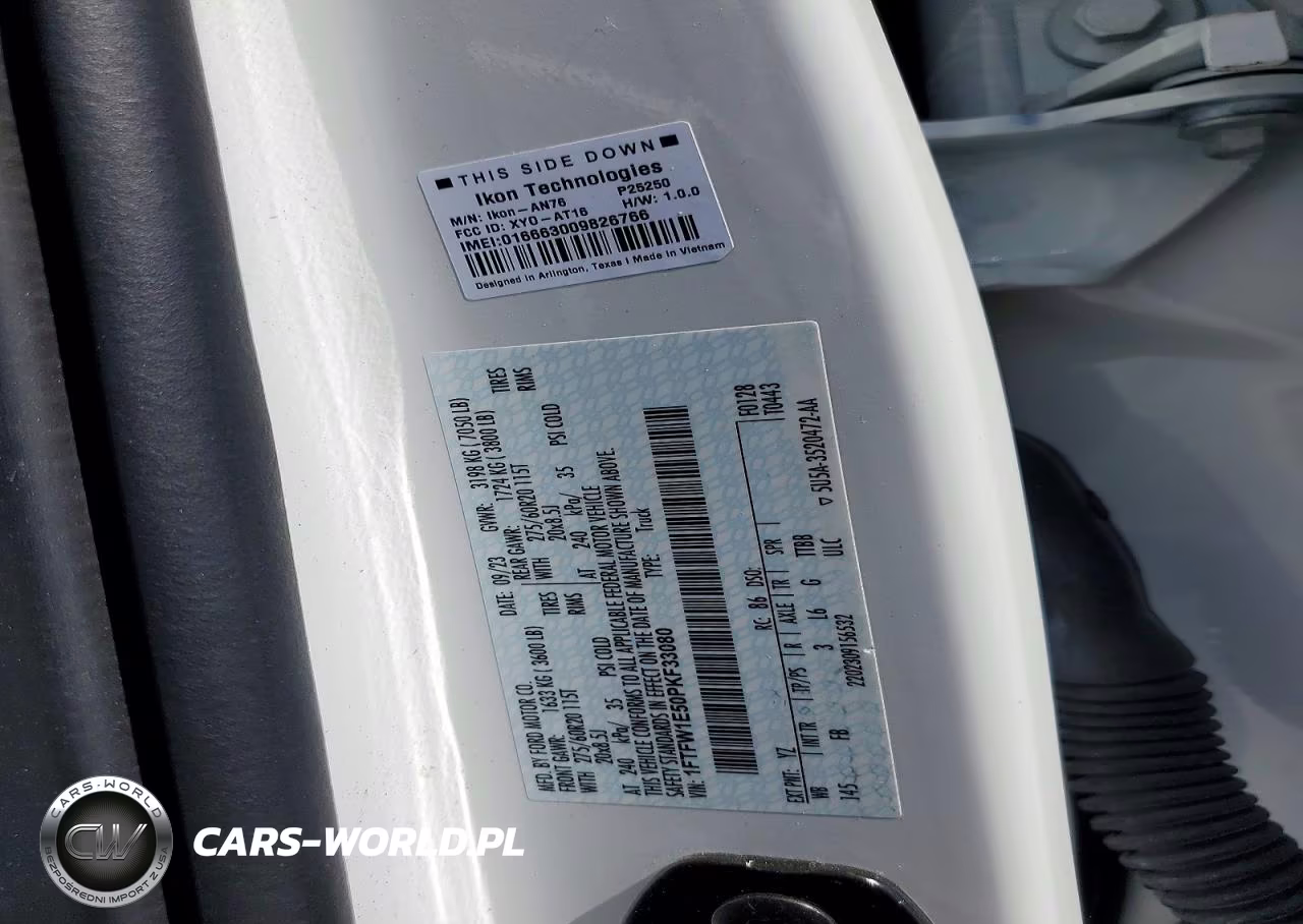 2023 Ford F150 Supercrew VIN:1FTFW1E50PKF33080 - 12