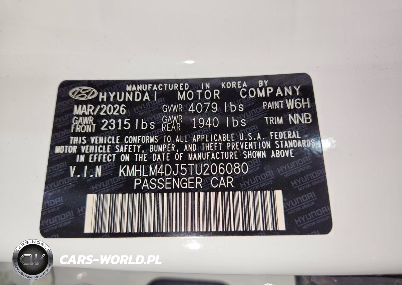 2026 Hyundai Elantra Hybrid Blue VIN:KMHLM4DJ5TU206080 - 12