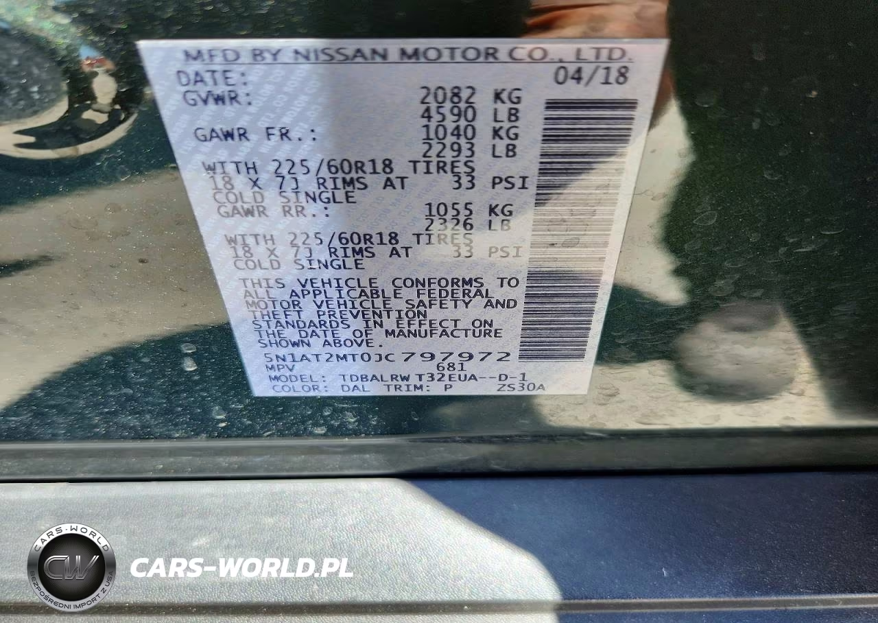 2018 Nissan Rogue Sl VIN:5N1AT2MT0JC797972 - 13