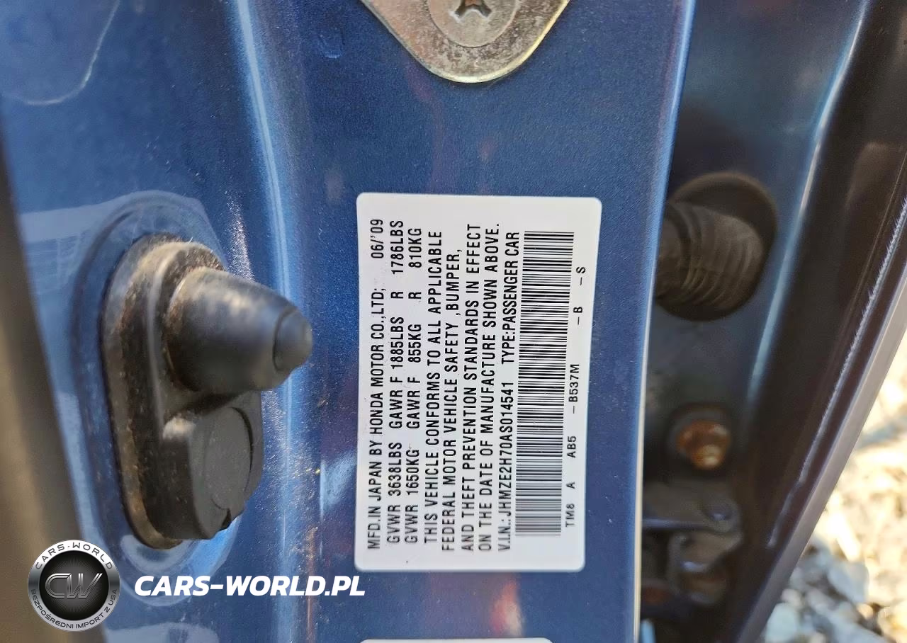 2010 Honda Insight Ex VIN:JHMZE2H70AS014541 - 12