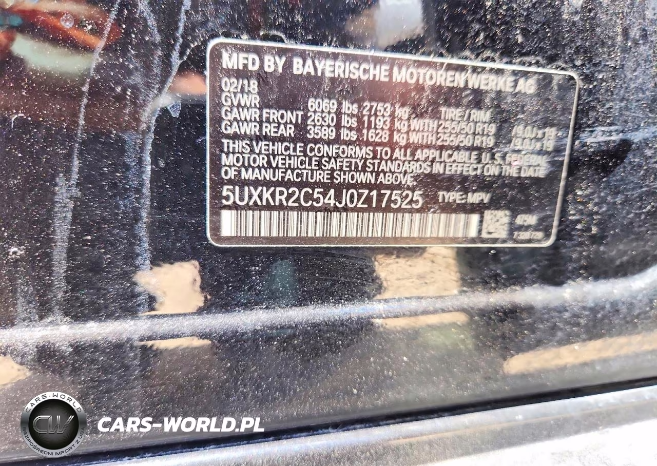 2018 BMW X5 Sdrive35I VIN:5UXKR2C54J0Z17525 - 13
