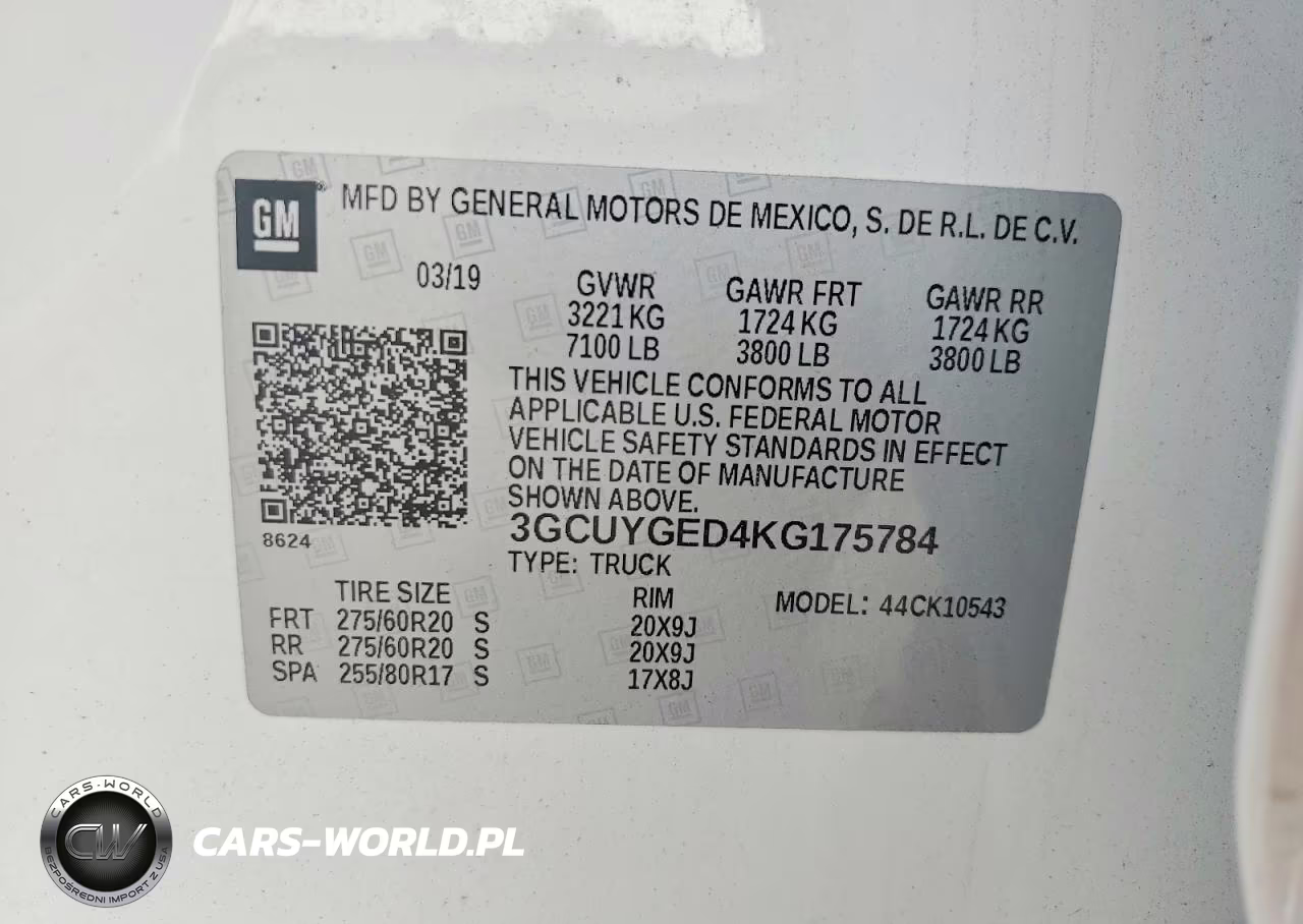 2019 Chevrolet Silverado K1500 Ltz VIN:3GCUYGED4KG175784 - 12