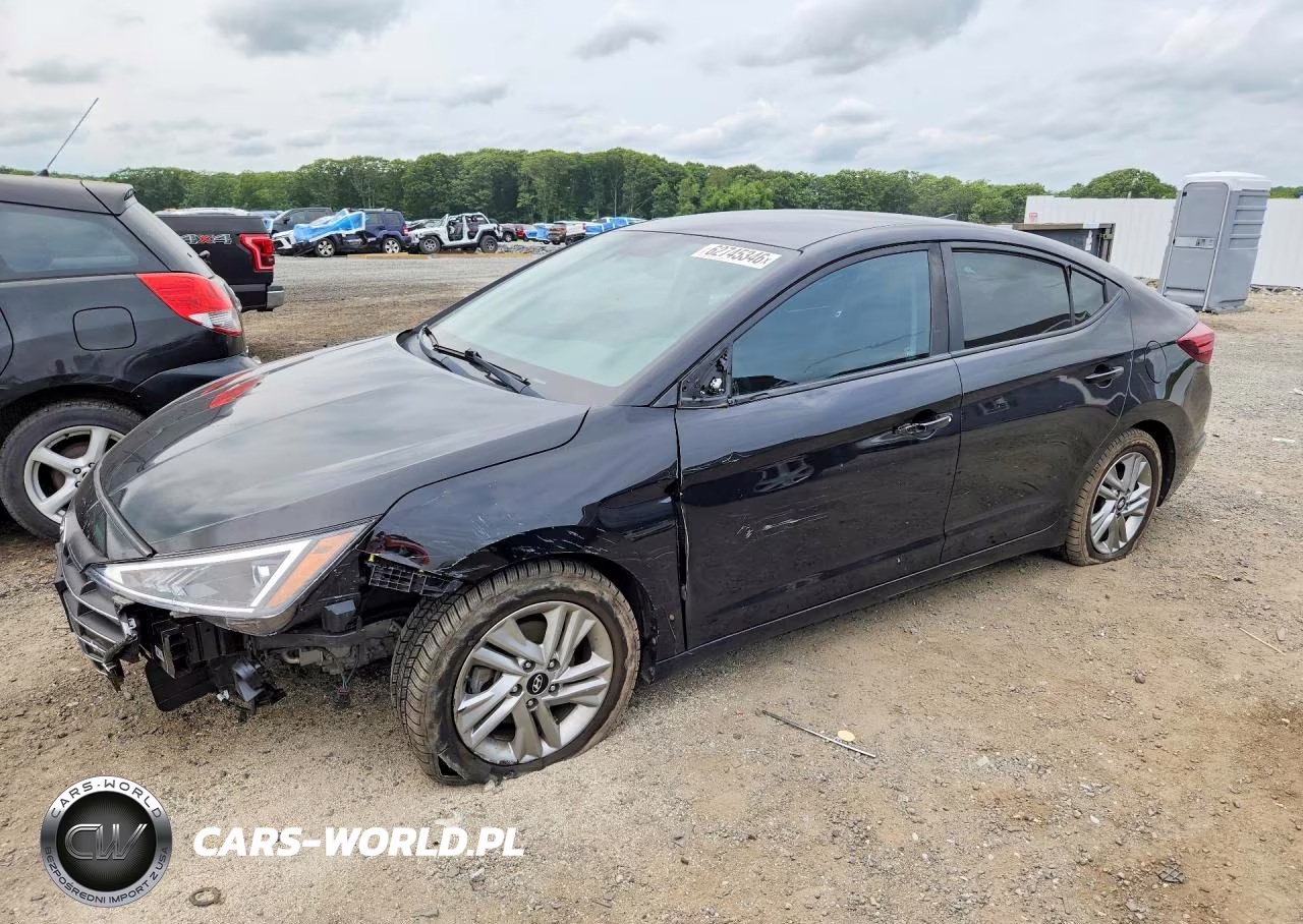 2020 Hyundai Elantra Sel VIN:KMHD84LF7LU060822 - 1