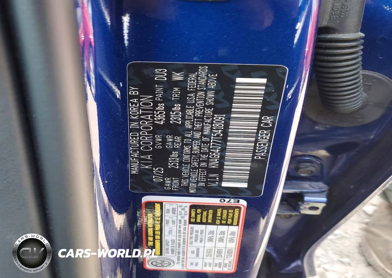 2026 Kia K5 Gt Line VIN:KNAG64J77T5418091 - 12