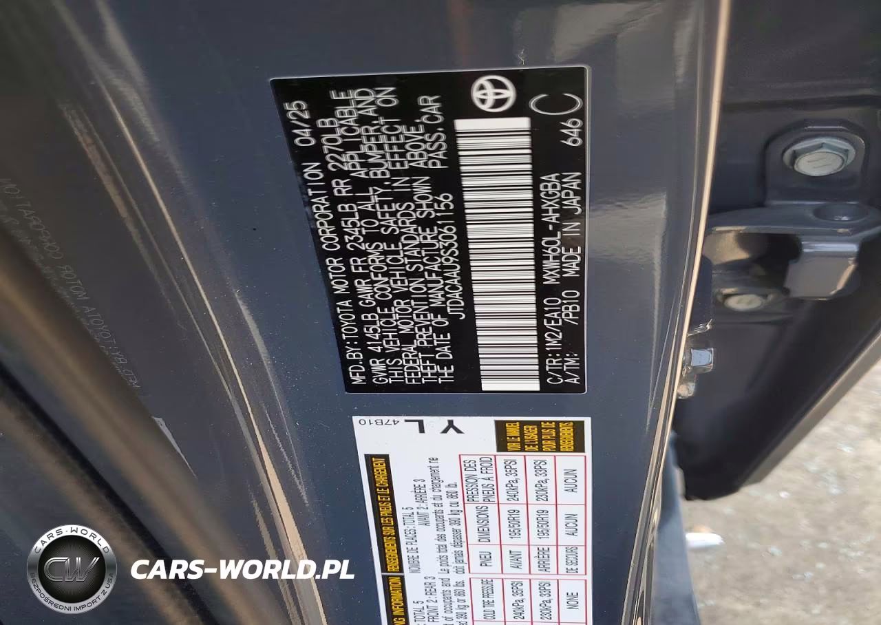 2025 Toyota Prius Xle VIN:JTDACAAU9S3061156 - 12