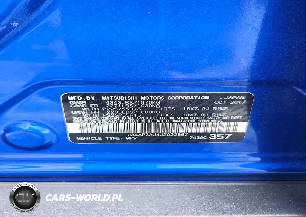 2018 Mitsubishi Outlander Sport Es VIN:JA4AP3AU4JZ022867 - 13