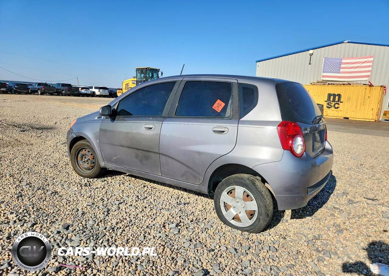 2009 Chevrolet Aveo Ls VIN:KL1TD66E29B628142 - 2
