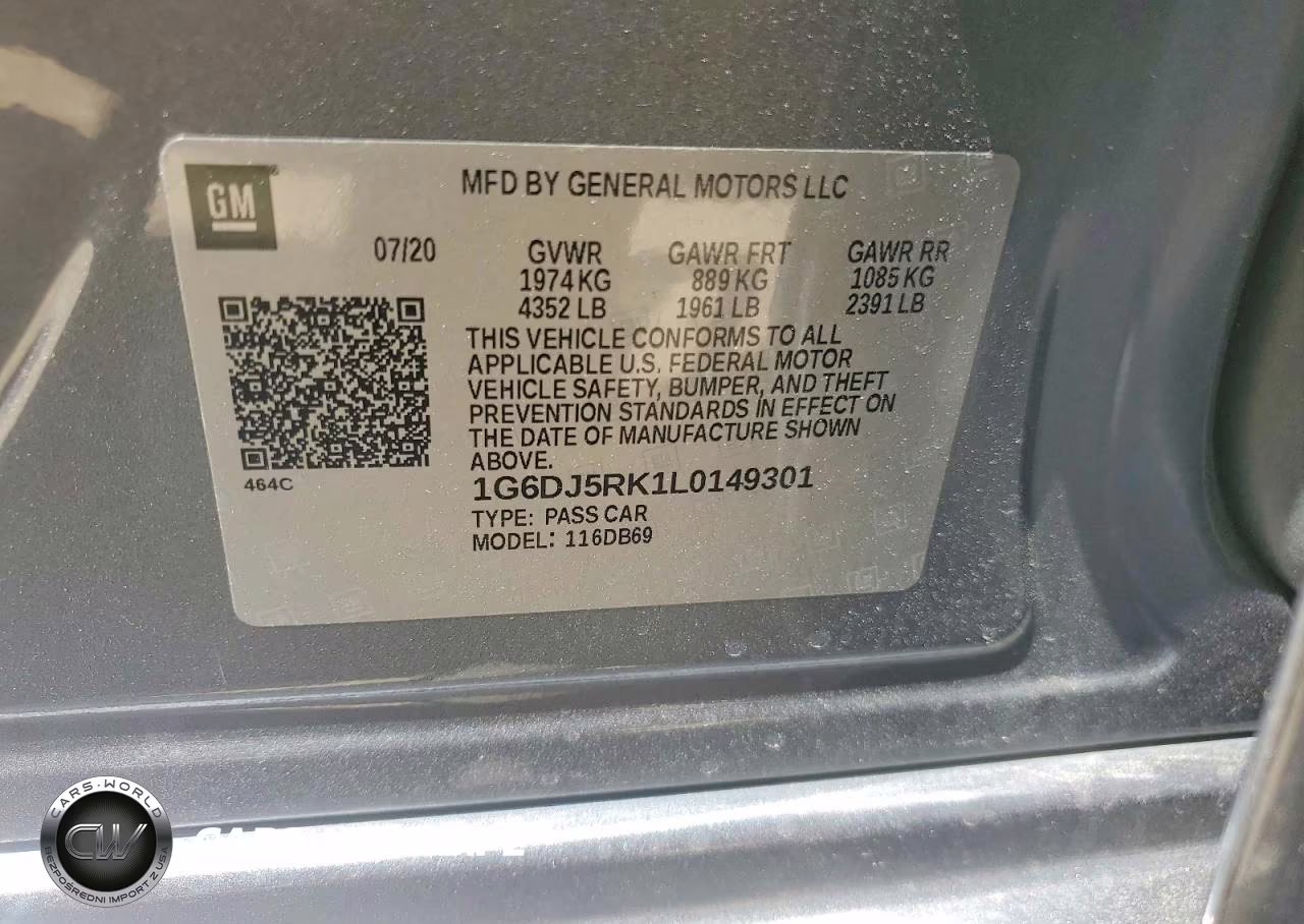 2020 Cadillac Ct4 Luxury VIN:1G6DJ5RK1L0149301 - 12