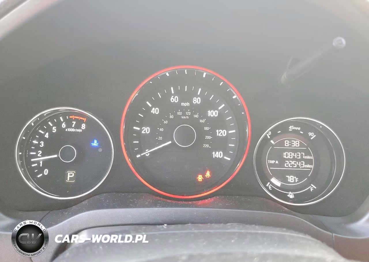 2017 Honda Hr-V Lx VIN:3CZRU5H3XHM722456 - 9