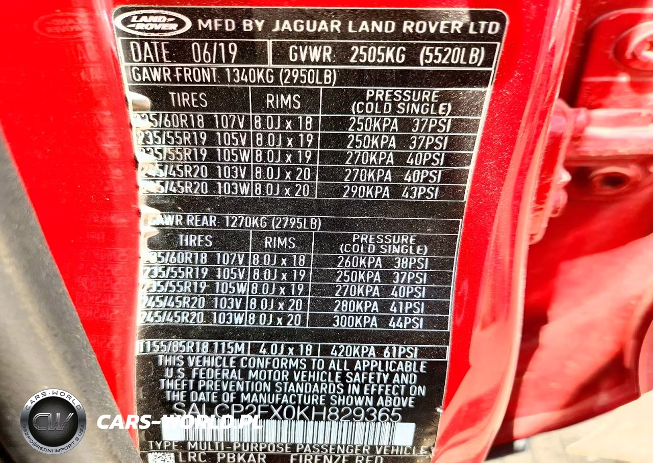 2019 Land Rover Discovery Sport Se VIN:SALCP2FX0KH829365 - 12