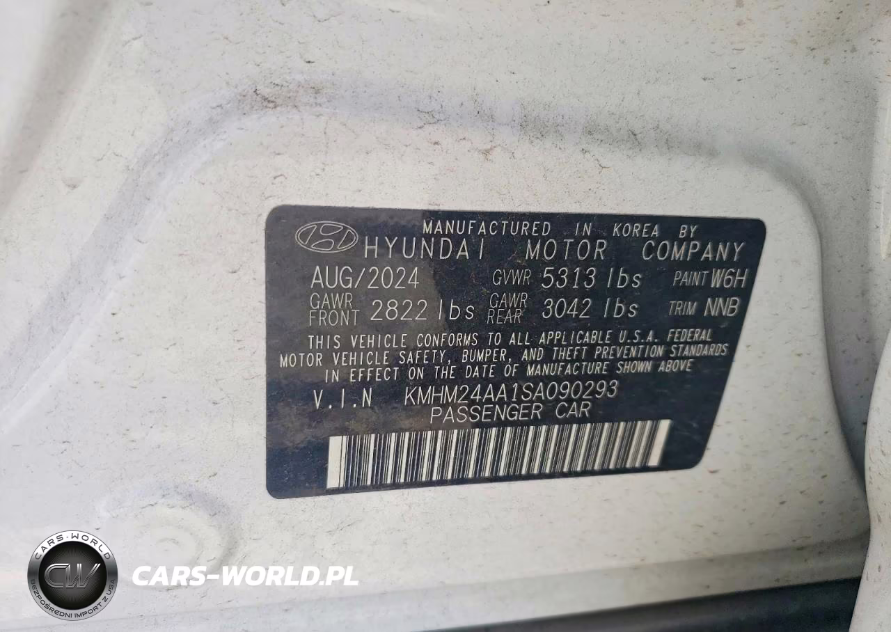 2025 Hyundai Ioniq 6 Se VIN:KMHM24AA1SA090293 - 12