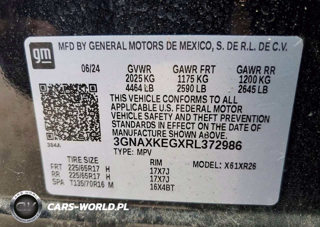 2024 Chevrolet Equinox Lt VIN:3GNAXKEGXRL372986 - 13