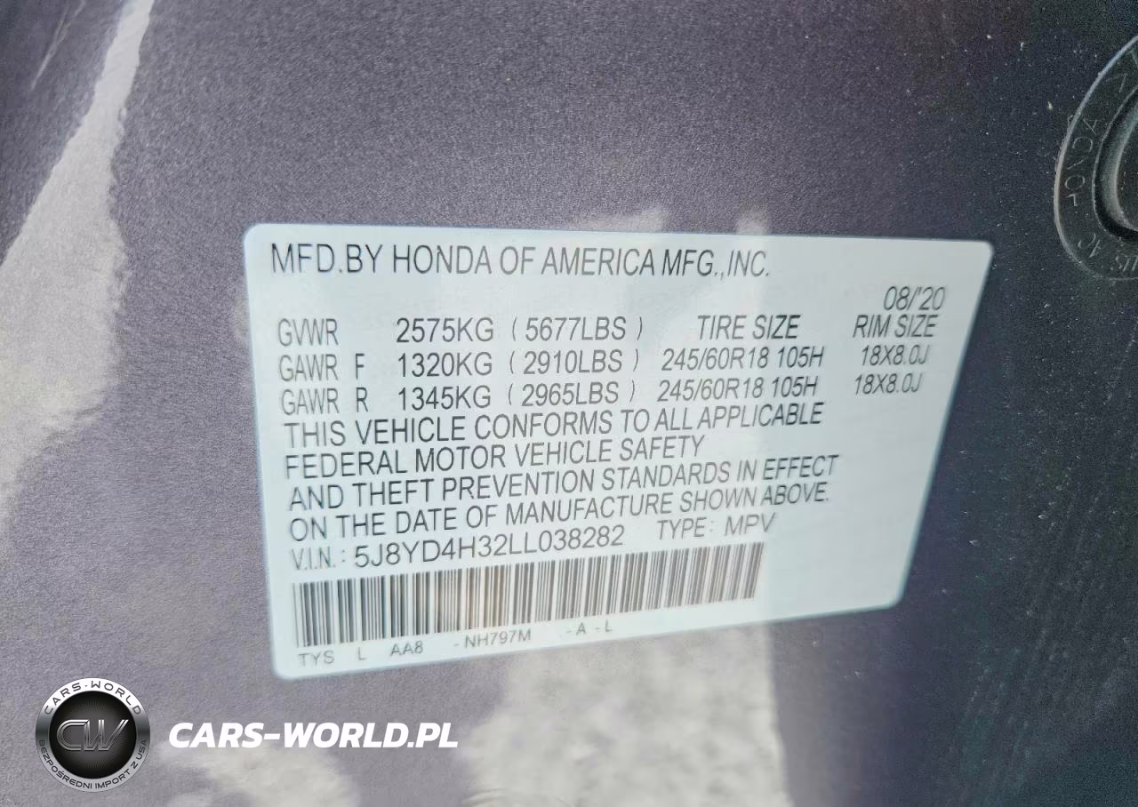 2020 Acura Mdx VIN:5J8YD4H32LL038282 - 12