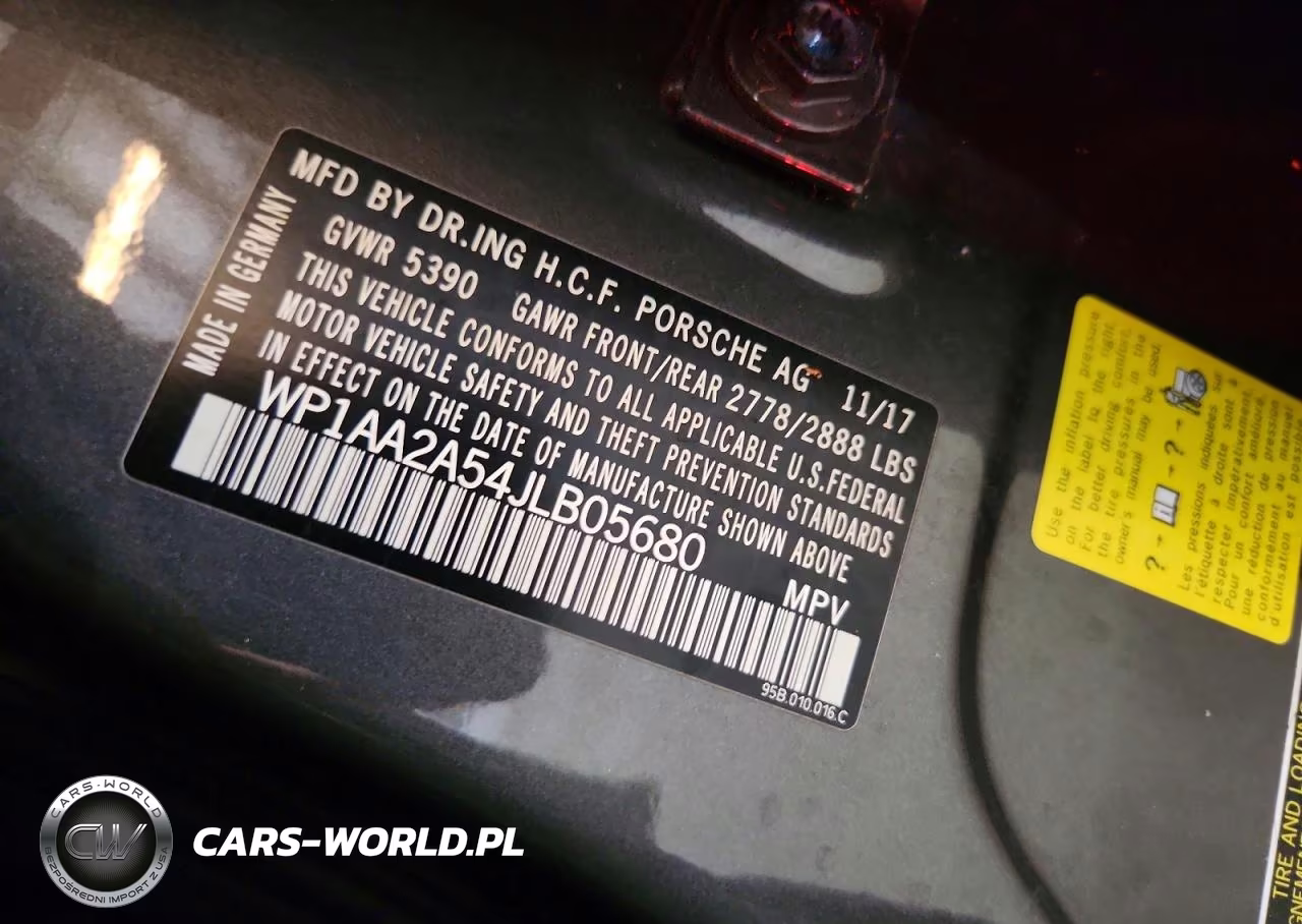 2018 Porsche Macan VIN:WP1AA2A54JLB05680 - 13