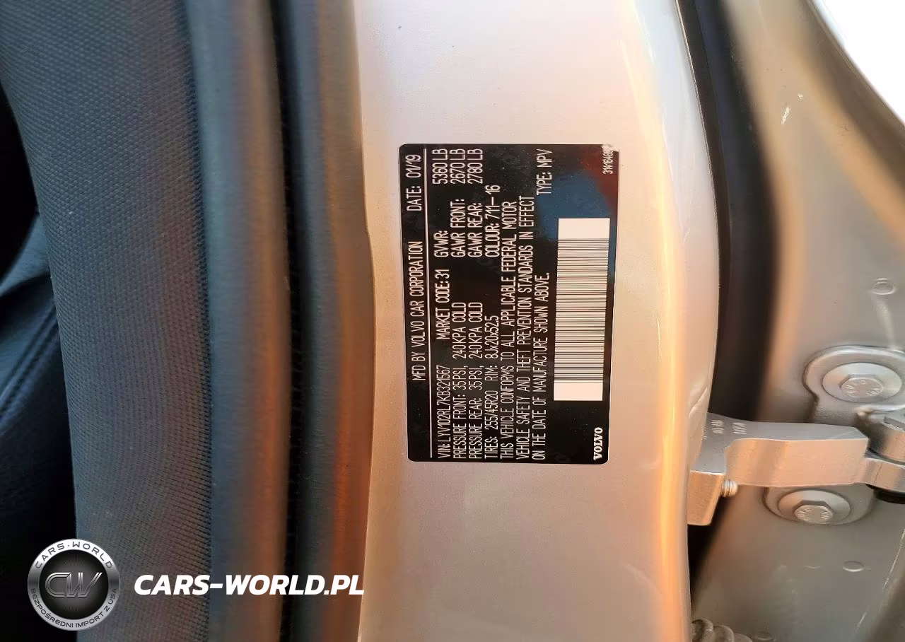 2019 Volvo Xc60 T5 Inscription VIN:LYV102RL7KB321567 - 13