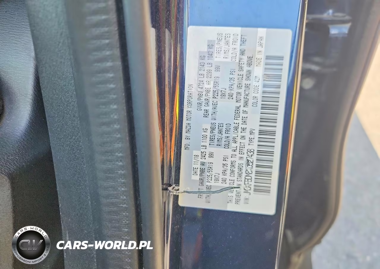 2019 Mazda Cx-5 Grand Touring VIN:JM3KFBDM8K0527438 - 13