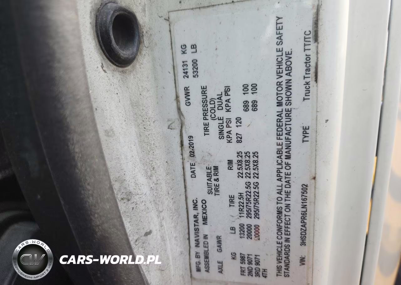2020 International Lt625 Semi Truck VIN:3HSDZAPR6LN167502 - 12