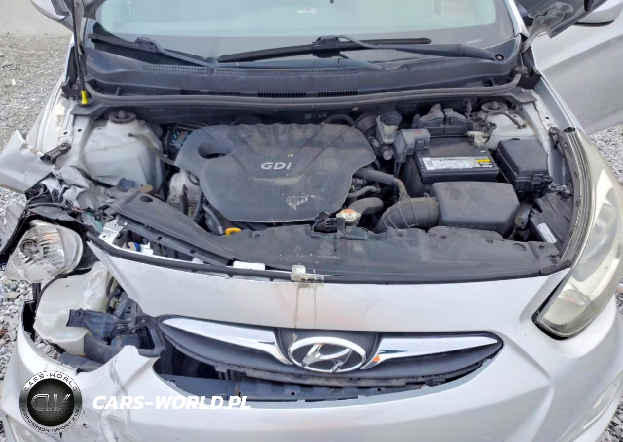 2013 Hyundai Accent Gls VIN:KMHCU4AE0DU476407 - 11