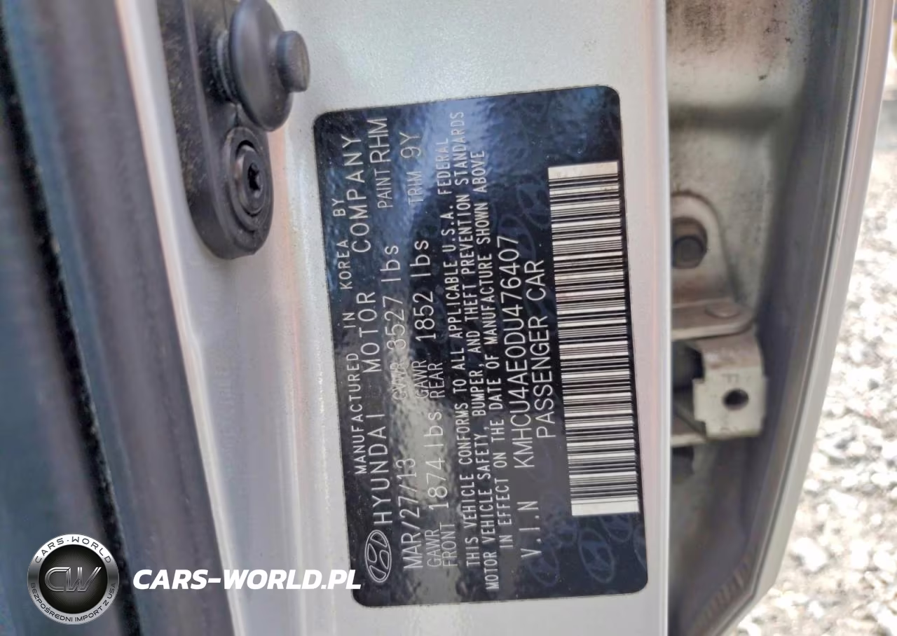2013 Hyundai Accent Gls VIN:KMHCU4AE0DU476407 - 12