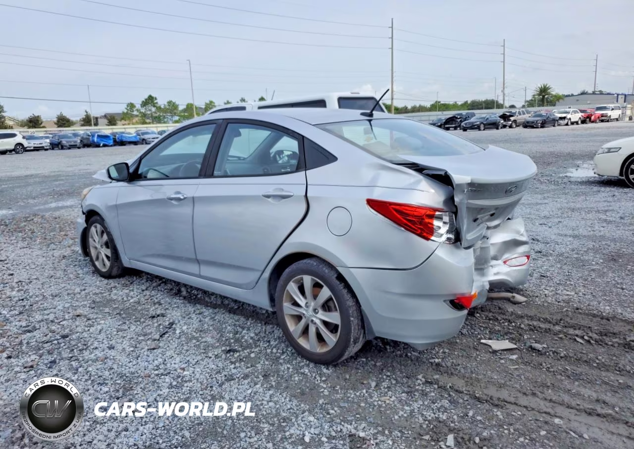 2013 Hyundai Accent Gls VIN:KMHCU4AE0DU476407 - 2