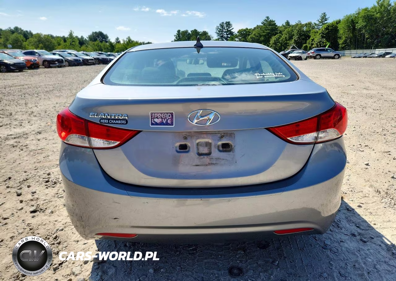 2012 Hyundai Elantra Gls VIN:KMHDH4AE0CU256790 - 6