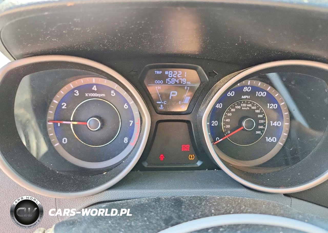 2012 Hyundai Elantra Gls VIN:KMHDH4AE0CU256790 - 9