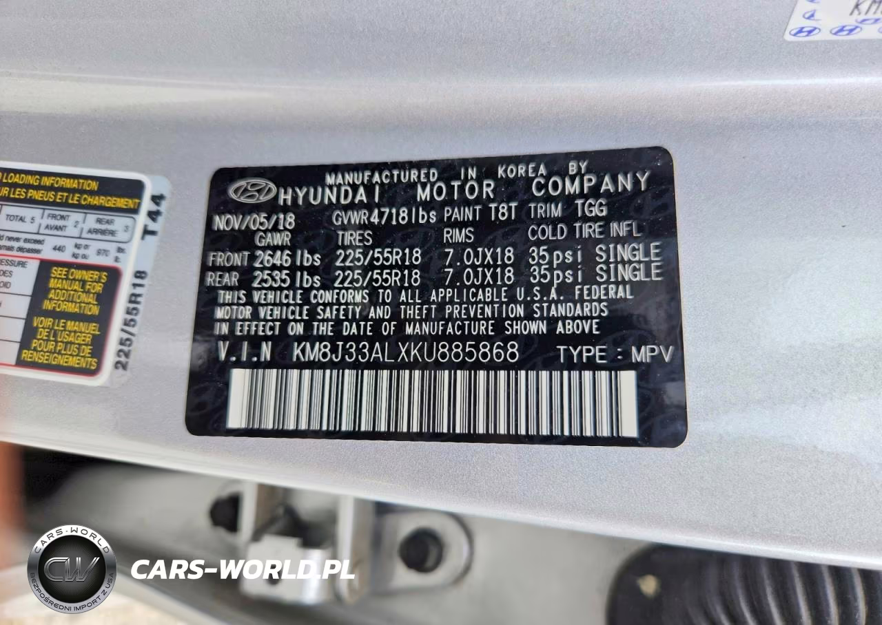 2019 Hyundai Tucson Sel VIN:KM8J33ALXKU885868 - 13