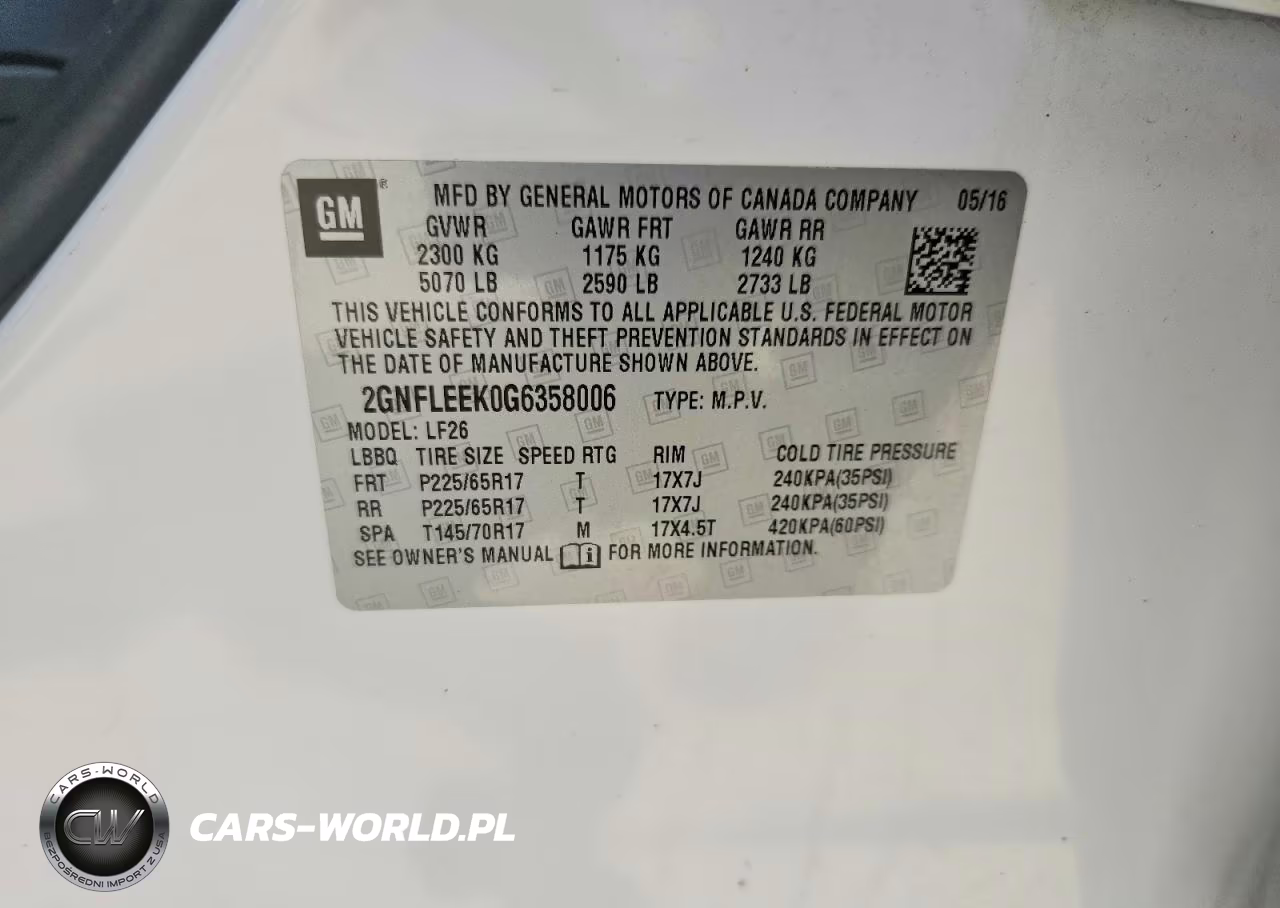 2016 Chevrolet Equinox Ls VIN:2GNFLEEK0G6358006 - 12