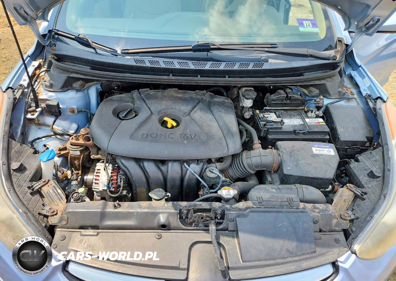 2012 Hyundai Elantra Gls VIN:KMHDH4AE7CU318914 - 11