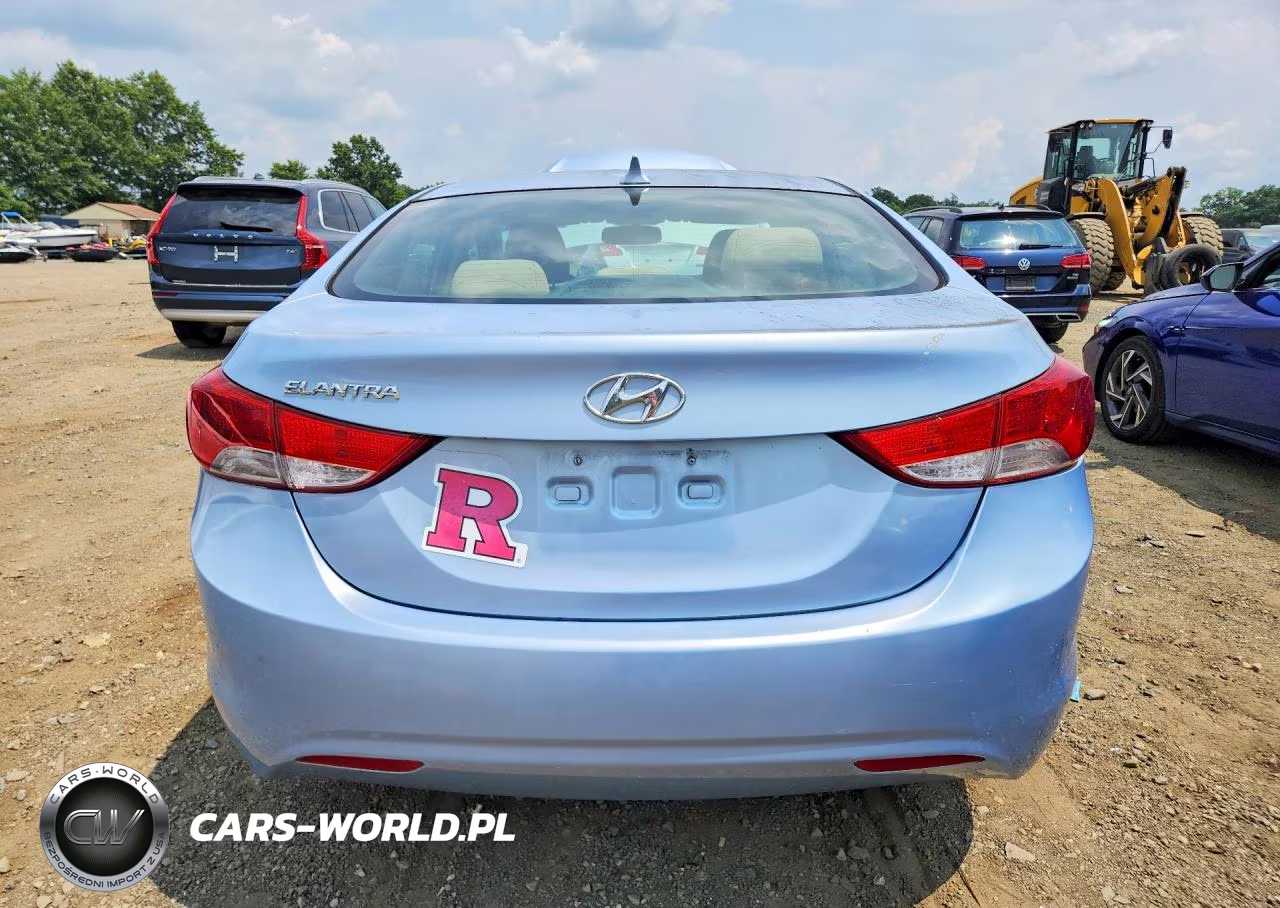 2012 Hyundai Elantra Gls VIN:KMHDH4AE7CU318914 - 6