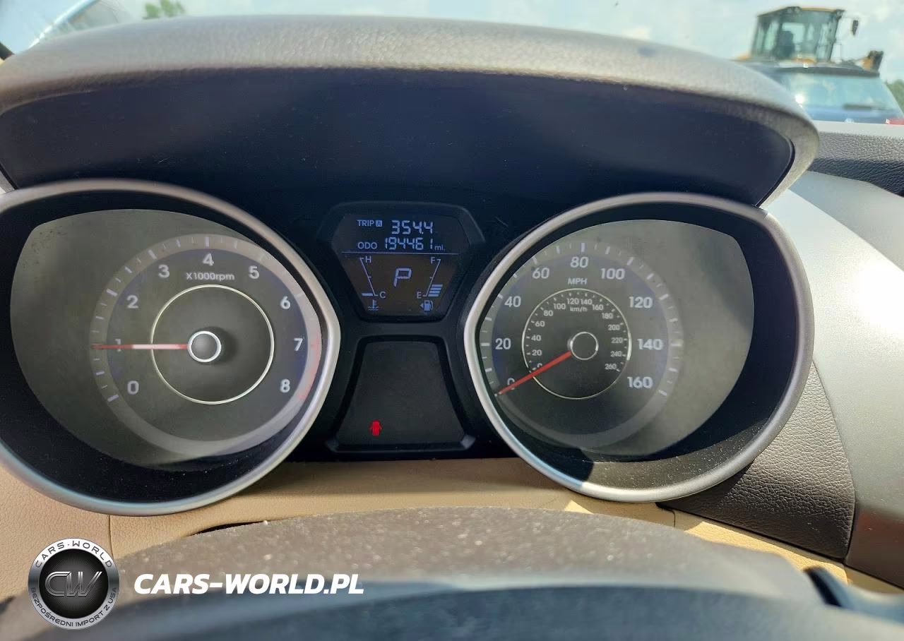 2012 Hyundai Elantra Gls VIN:KMHDH4AE7CU318914 - 9