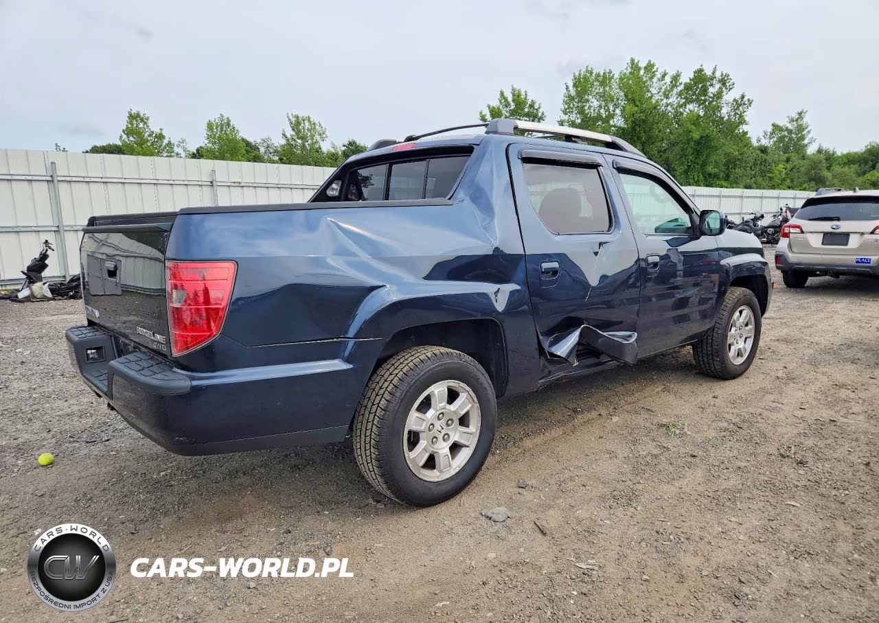 2009 Honda Ridgeline Rts VIN:5FPYK16489B108191 - 3
