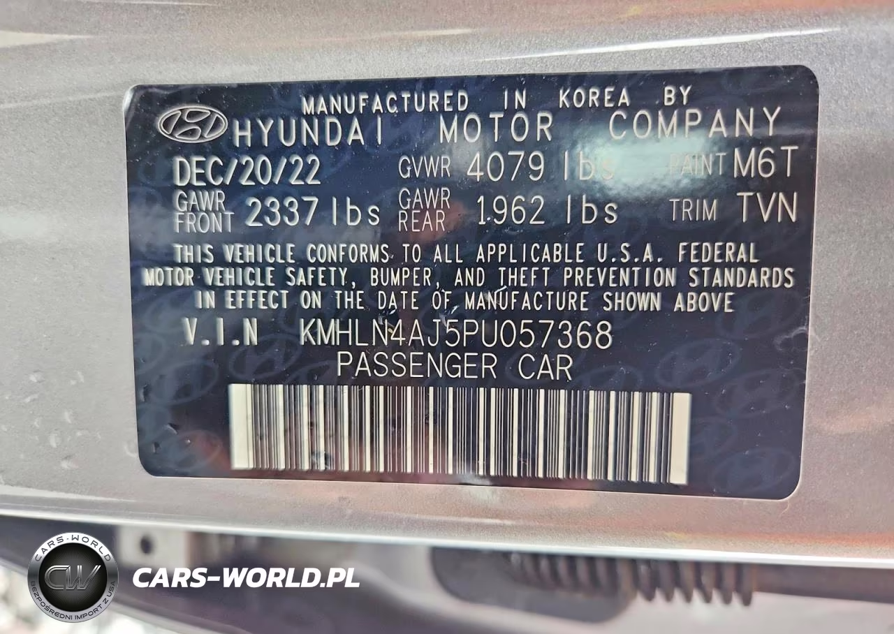 2023 Hyundai Elantra Limited VIN:KMHLN4AJ5PU057368 - 12