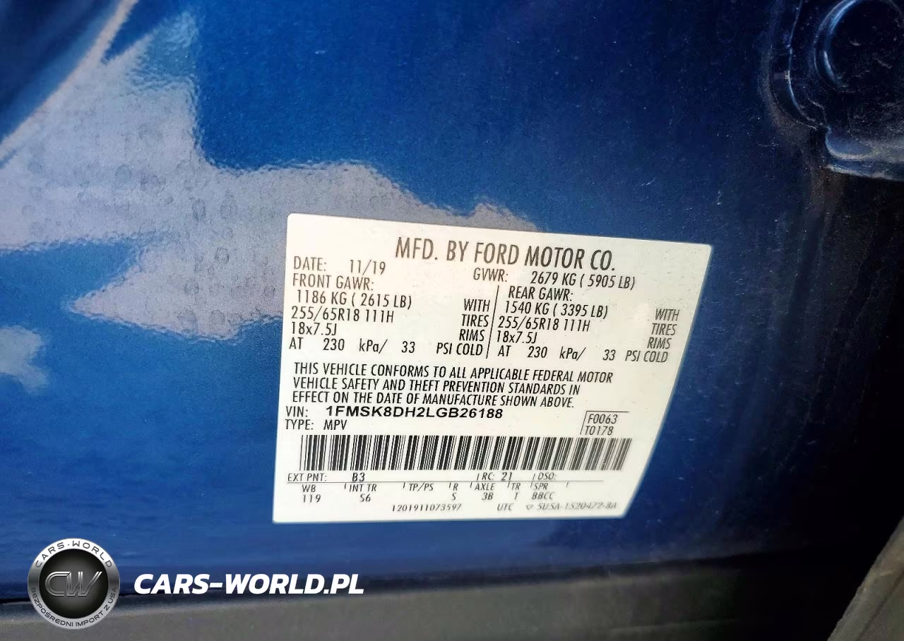2020 Ford Explorer Xlt VIN:1FMSK8DH2LGB26188 - 13
