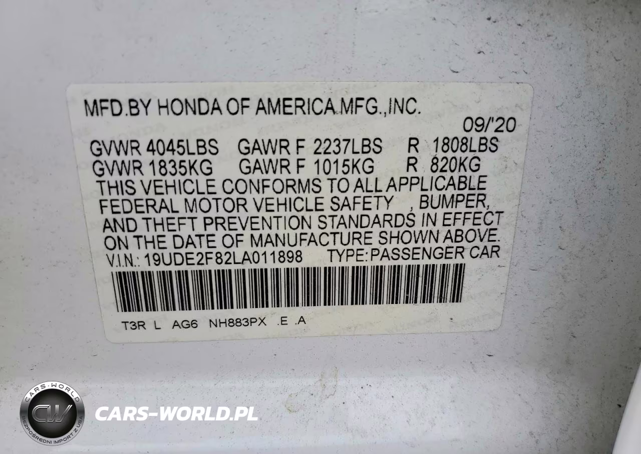 2020 Acura Ilx Premium A-Spec VIN:19UDE2F82LA011898 - 12