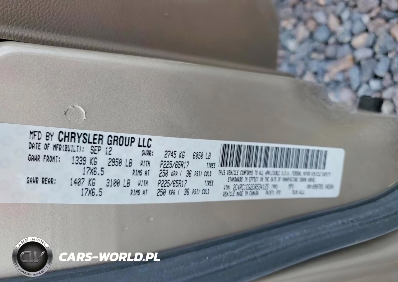 2013 Chrysler Town & Country Touring L VIN:2C4RC1CG2DR534125 - 13