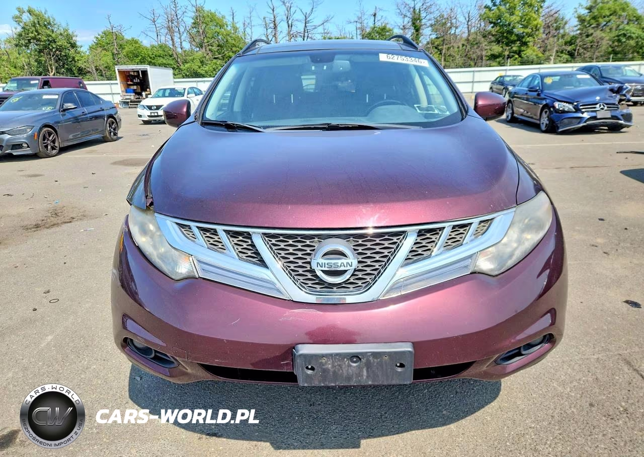 2014 Nissan Murano Sl VIN:JN8AZ1MW7EW521403 - 5