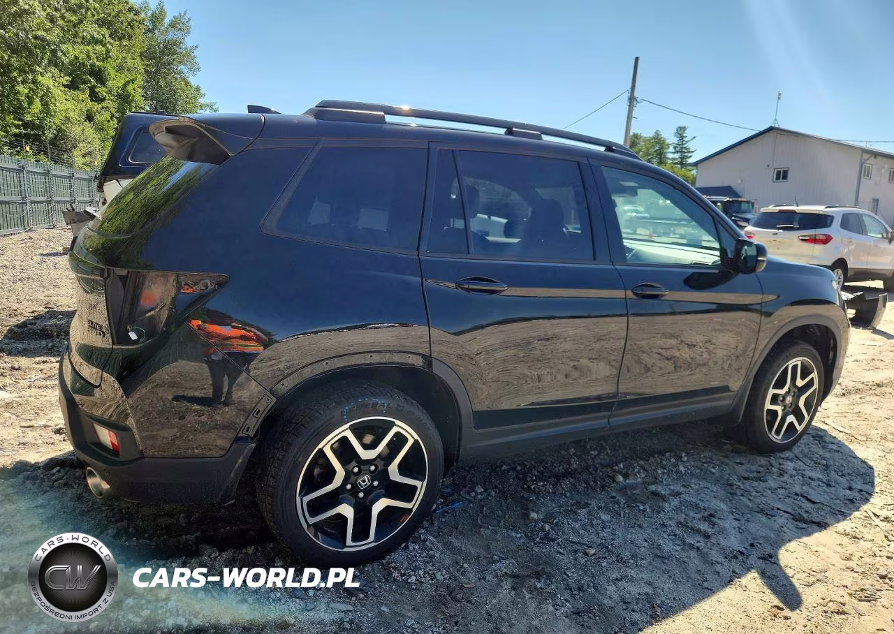 2022 Honda Passport Elite VIN:5FNYF8H09NB012886 - 3