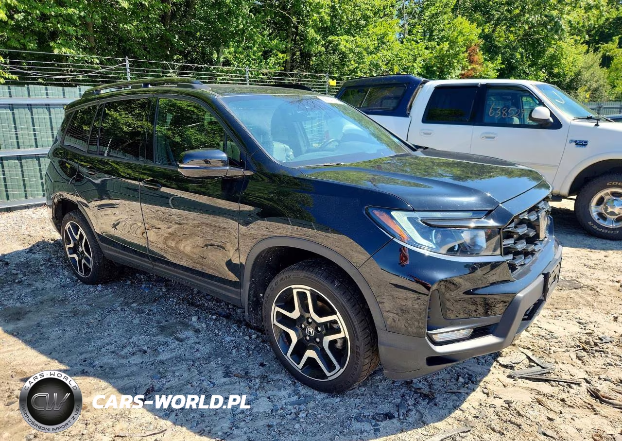 2022 Honda Passport Elite VIN:5FNYF8H09NB012886 - 4